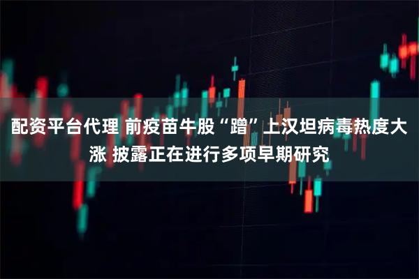 配资平台代理 前疫苗牛股“蹭”上汉坦病毒热度大涨 披露正在进行多项早期研究
